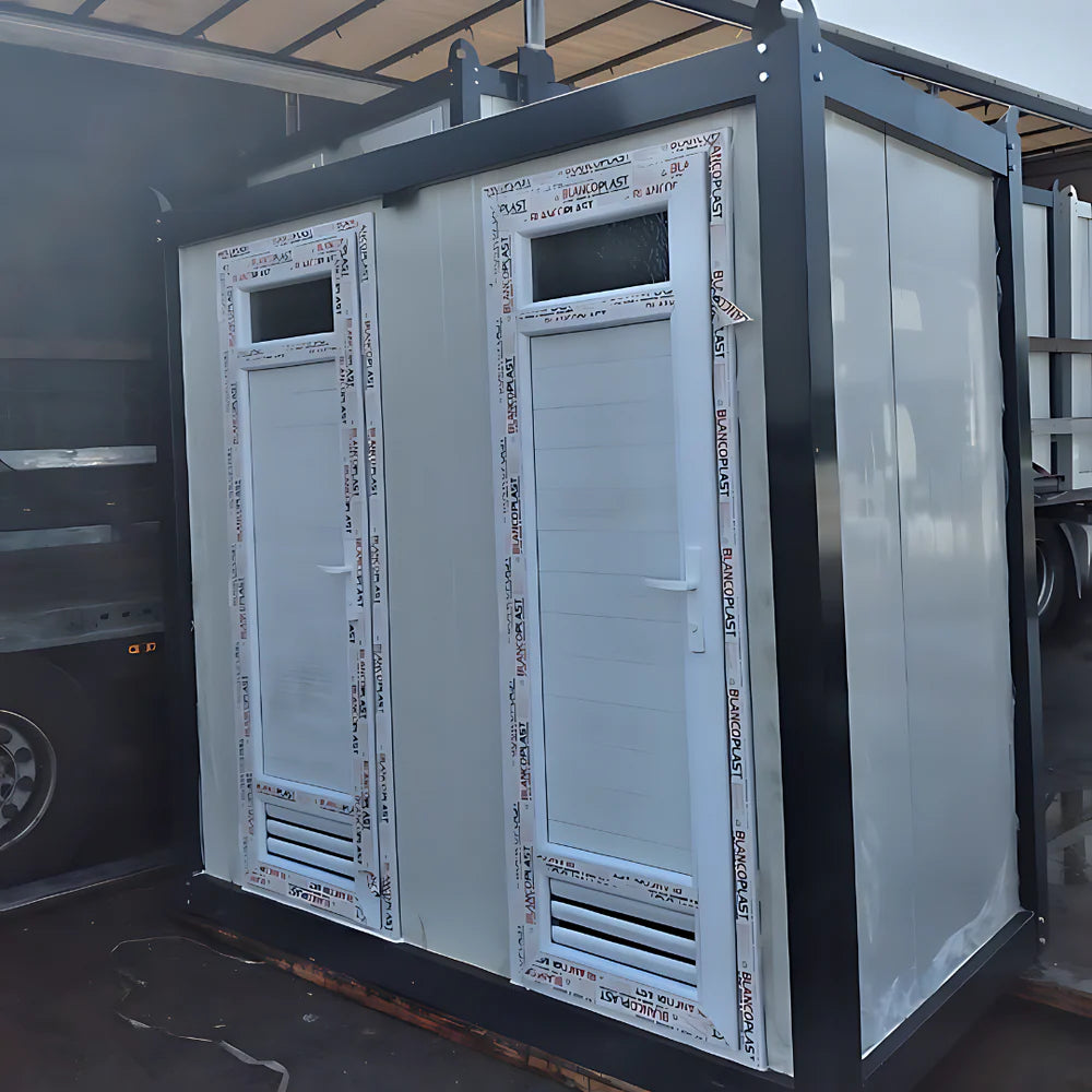 Двойна Санитарна WC кабина 240х110см