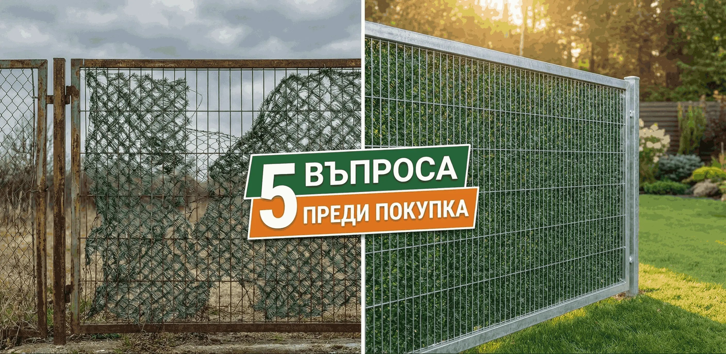 Не купувай оградни пана и мрежа, преди да зададеш тези 5 въпроса!