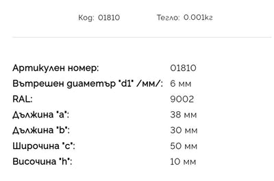 Калотка за винт за термопанел