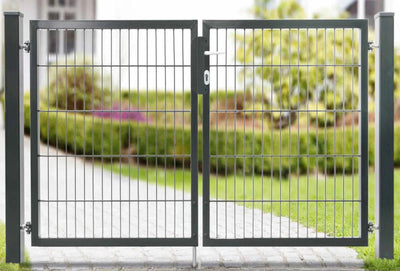 двукрилен портал с двоен пълнеж