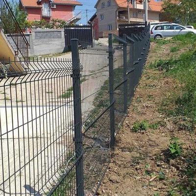 оградни пана антрацит с колове