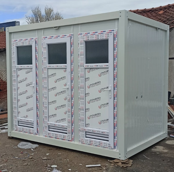 Тройна Санитарна WC-Душ кабина 300х200см